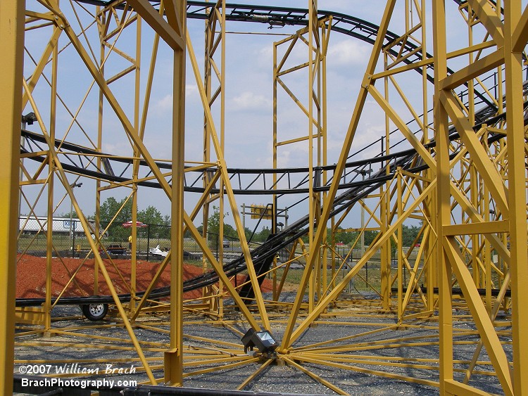 Adventure Park did a knock-out job of refurbishing this coaster!  Paint looks beautiful and so does the track!