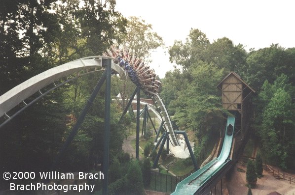 Zero Gravity roll and the Le Scoot log flume.