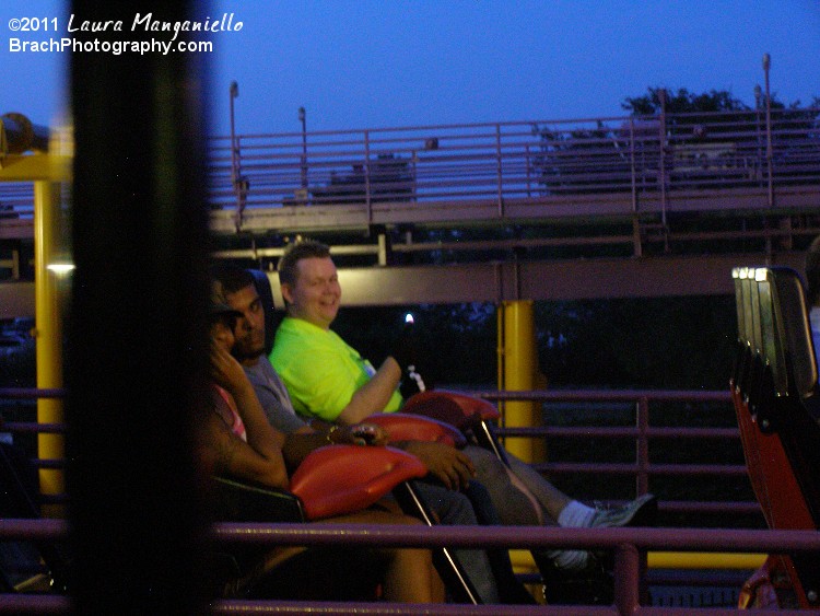 Big Flashing Strobe Thumbs Up for this ride!  I wonder how many people saw me while they were leaving the park that evening..  hehe!