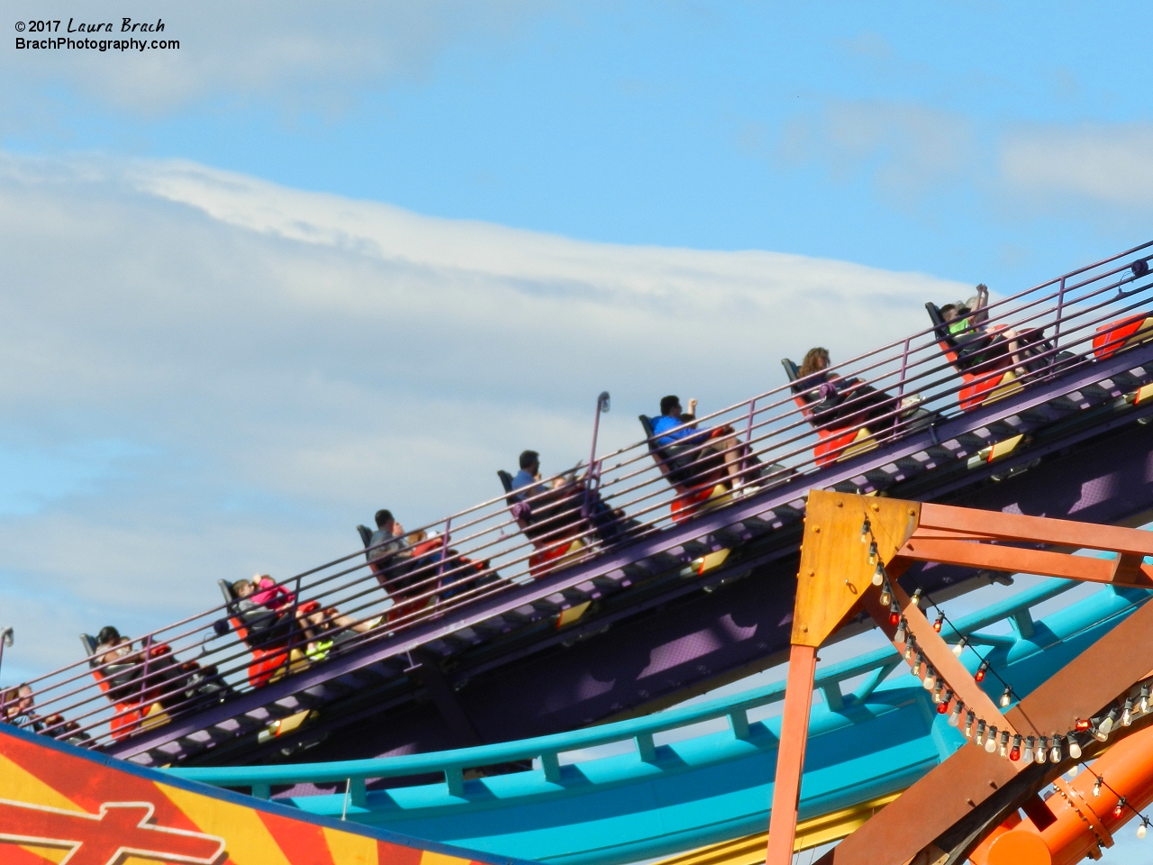 Safety Cut-Out cleared and train allowed to continue climbing the lift hill.