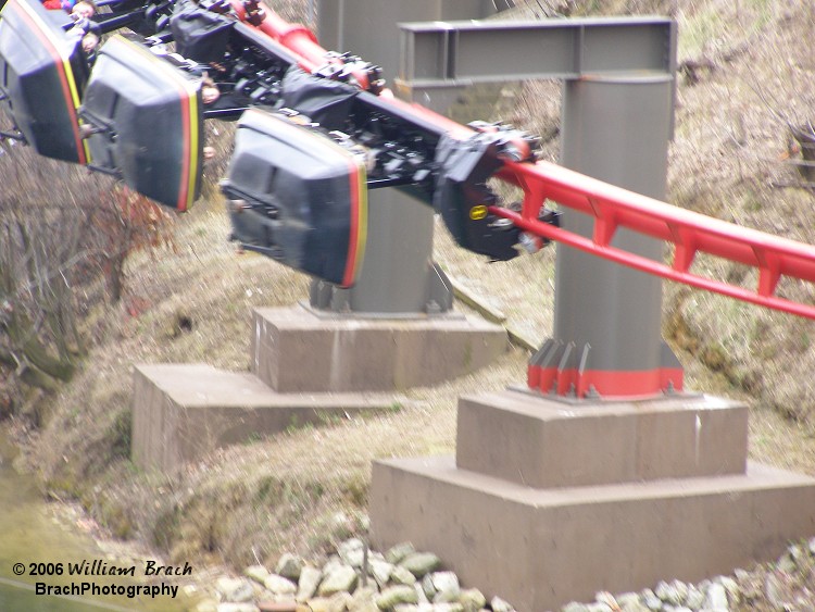 Another shot of the train in the Rhine Drop.