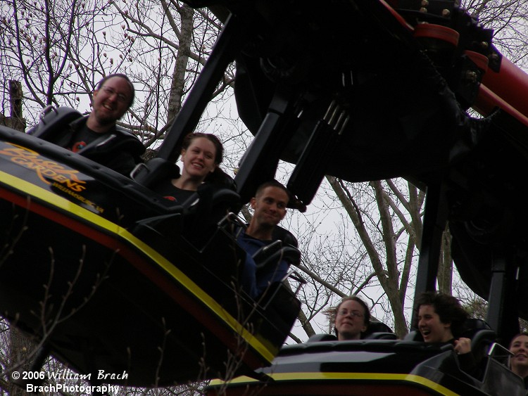 Can't beat their expressions after riding the Big Bad Wolf.