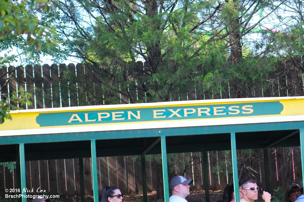 A close up of a green train car.