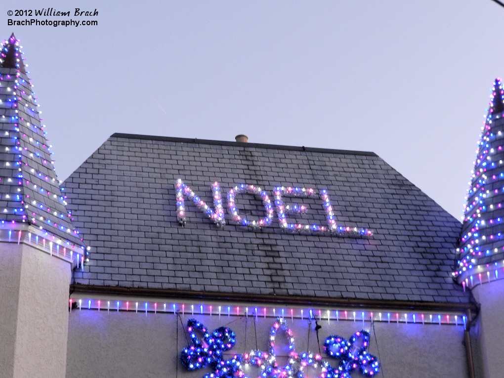 Christmas Town decorations in France.