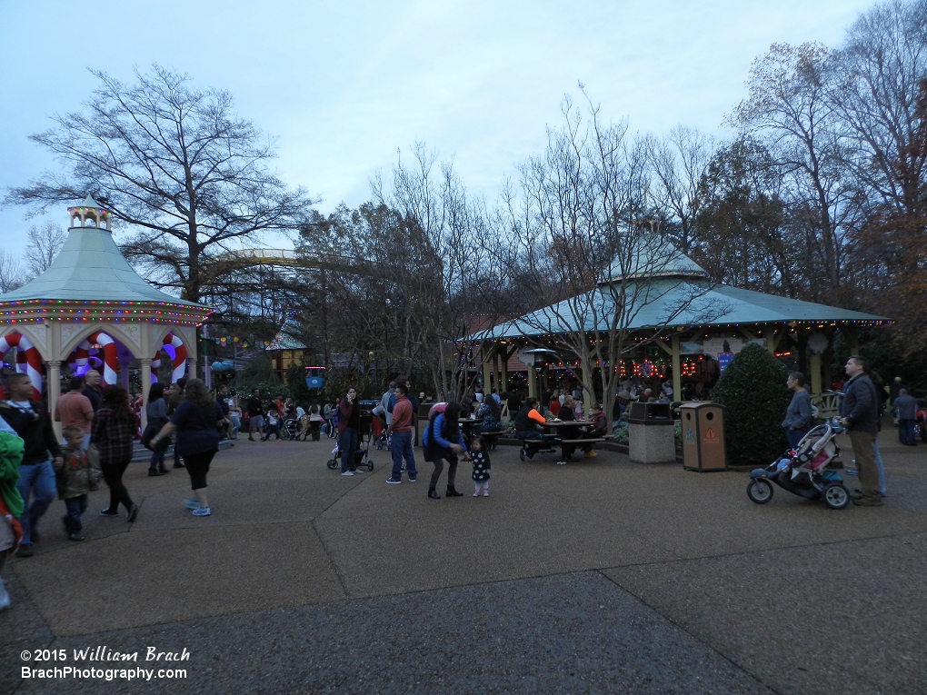 Looking at the North Pole section of Christmas Town 2015.