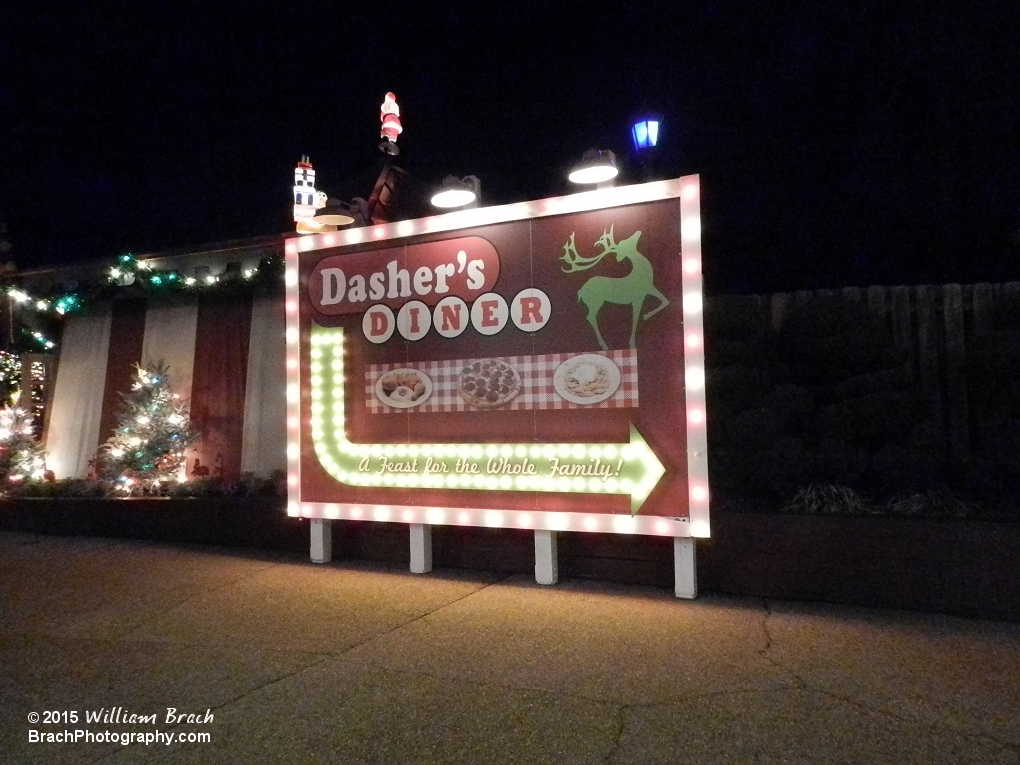 THIS WAY to Dasher's Diner!