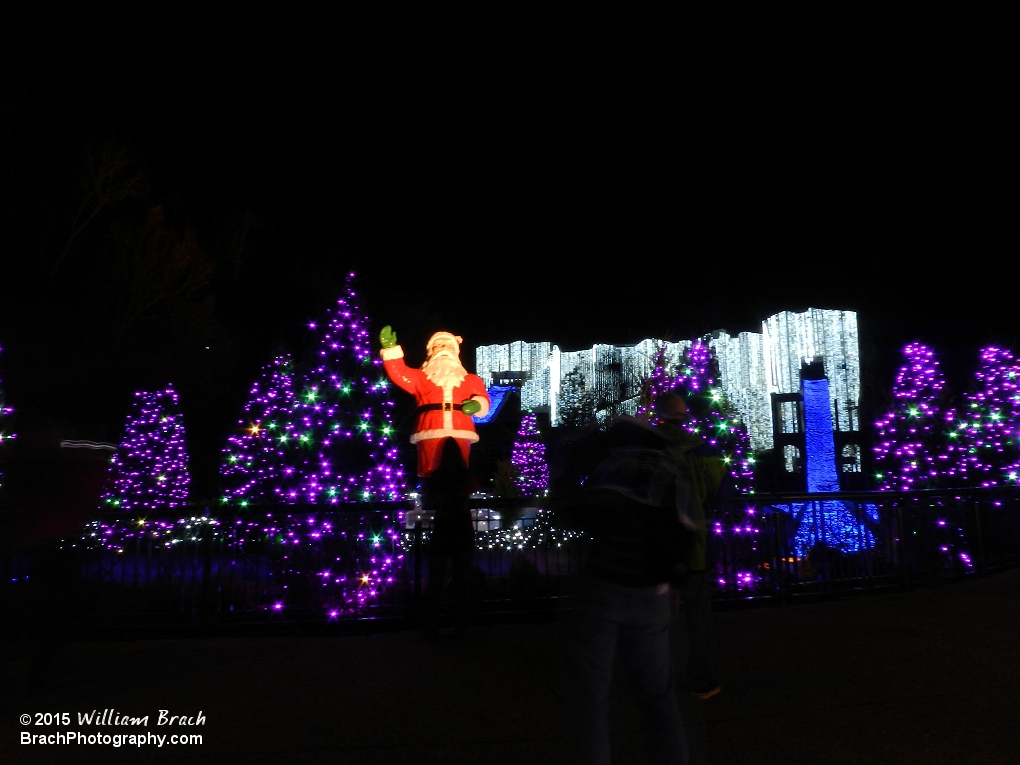 Santa can be found at the Polar Pathway.