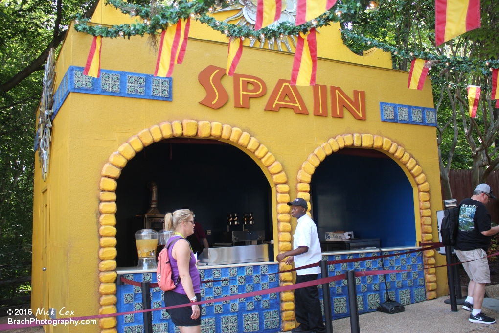 Food and Wine's Spain booth.