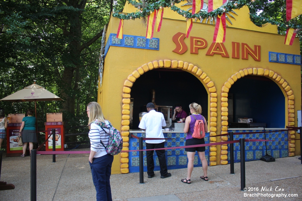 Food and Wine's Spain booth.