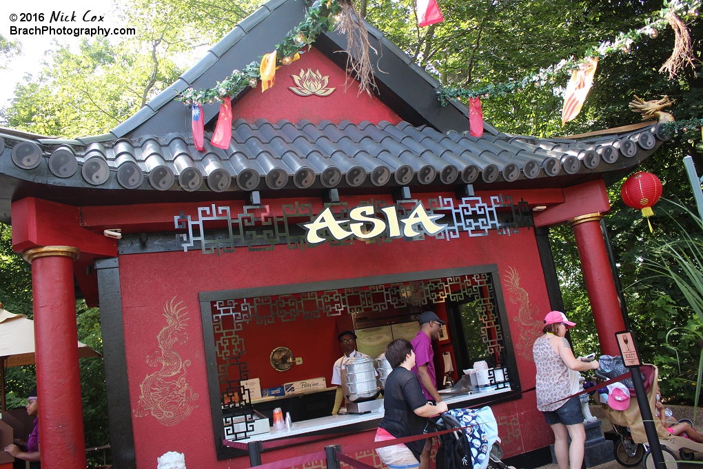 Food and Wine's Asia booth.