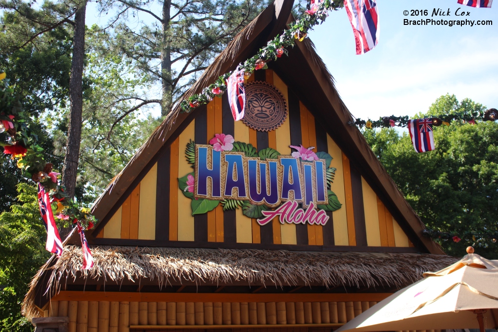 Food and Wine's Hawaii booth.