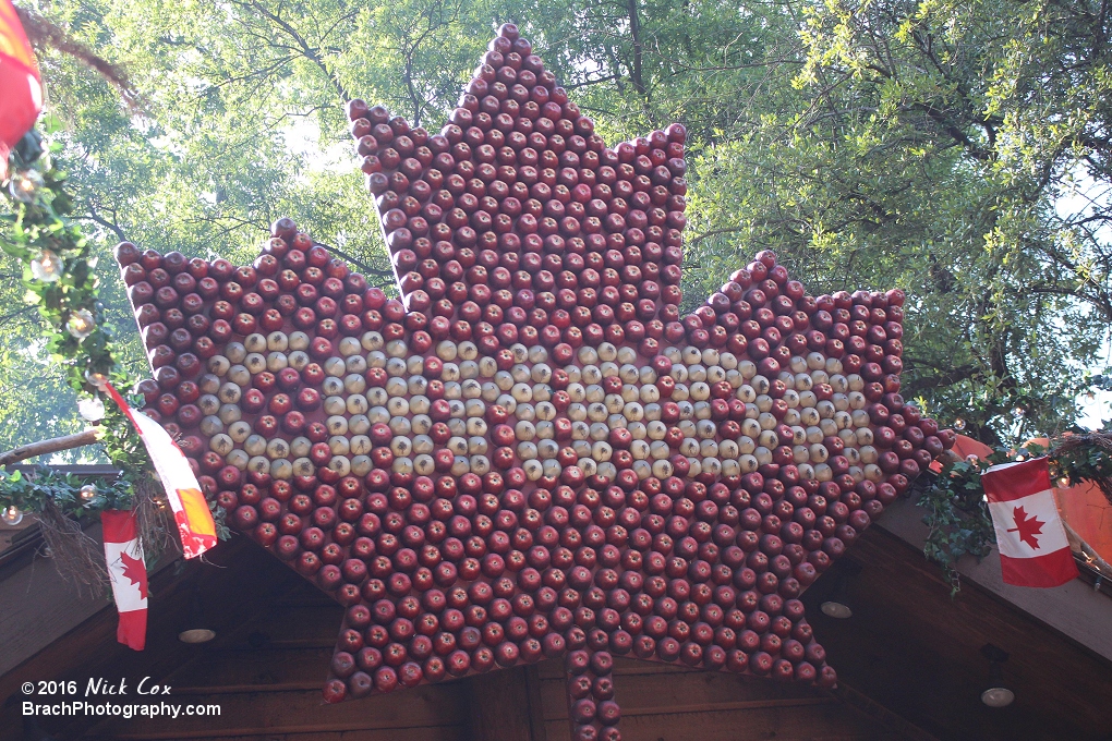 Food and Wine's Canada booth.