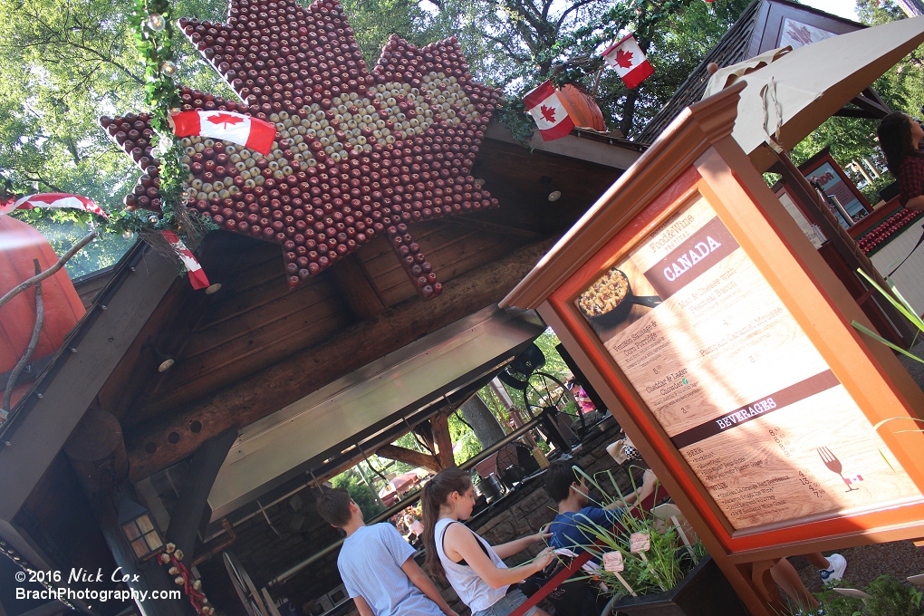 Food and Wine's Canada booth.