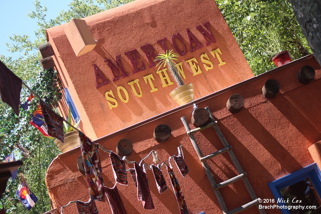 Food and Wine's American Southwest booth.