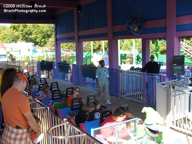 View of Grover's Alpine Express station.