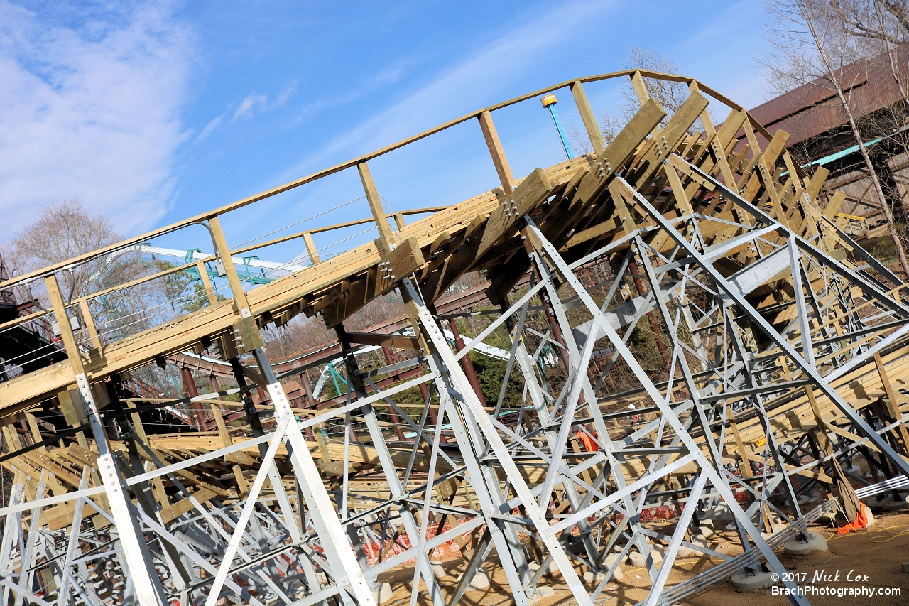 The twist into the brake run.