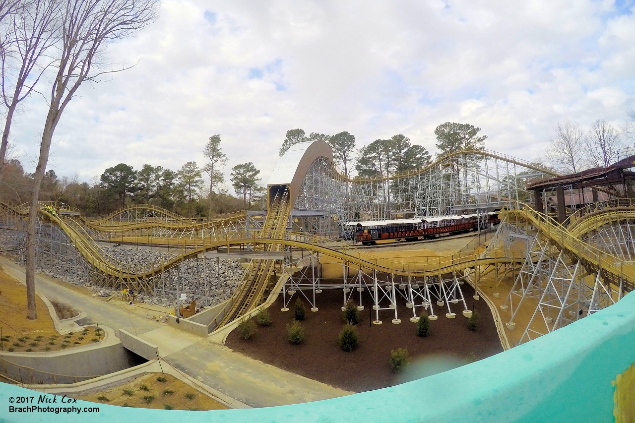 InvadR as seen from the Log Flume.