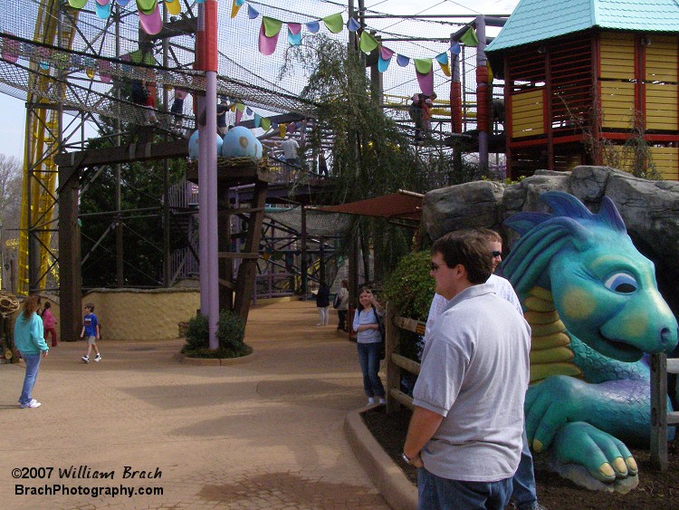 One of the kiddie areas of the park.