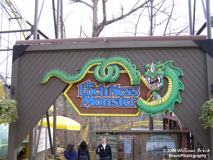 Loch Ness Monster's sign.