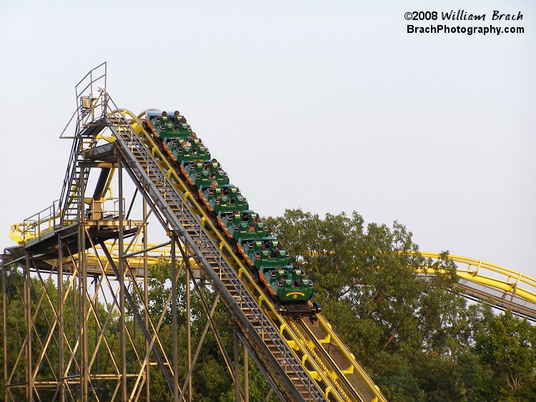 Loch Ness Monster stands at 130ft tall.