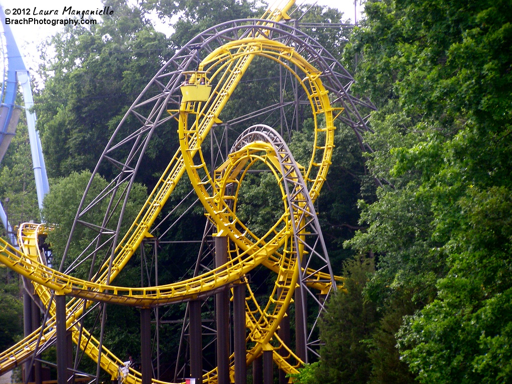 Looking at the interlocking loops on the Loch Ness Monster.