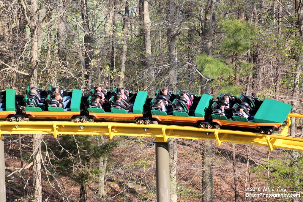 Nessie's turn after the second lift hill.