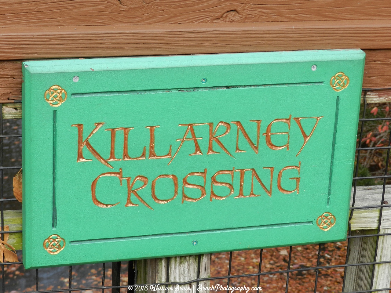 Crossing the bridge from Scotland to Ireland, you are taking the Killarney Crossing to the Killarney, Ireland section of the park.