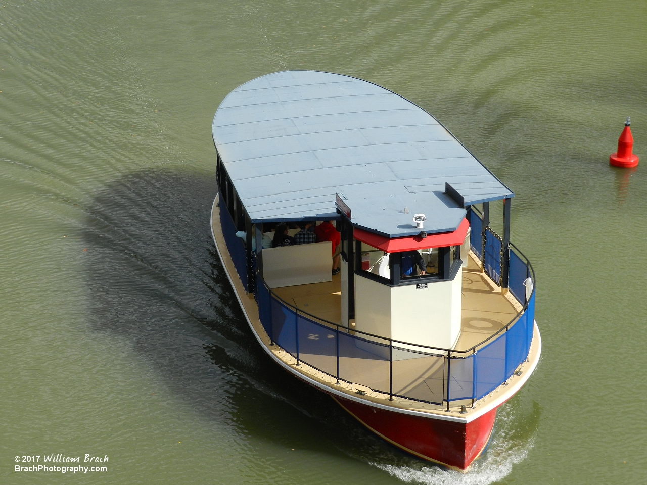 Rhine River Cruise boat approaching the dock.