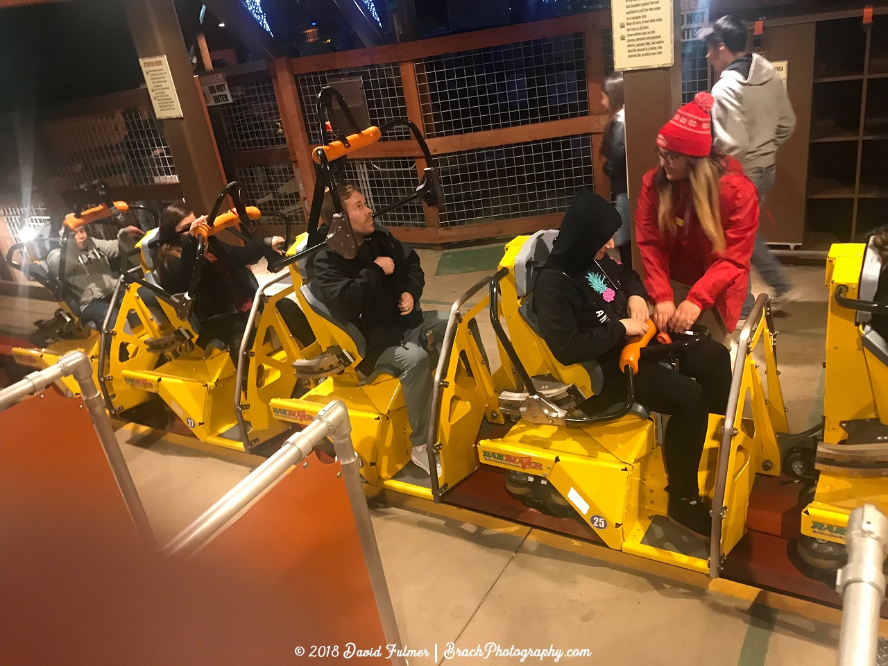 Looking at the yellow train on RailBlazer.