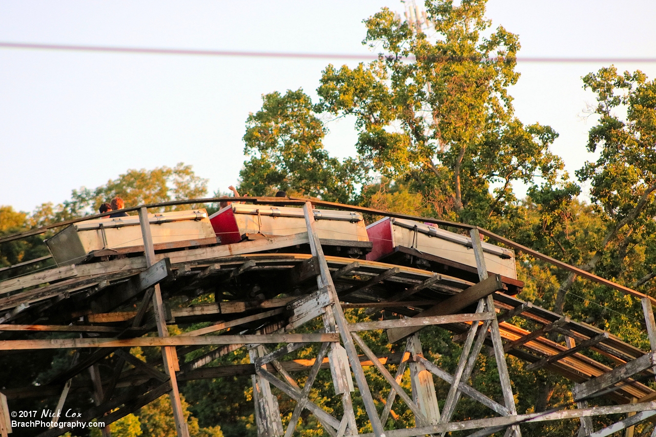 The lift hill.