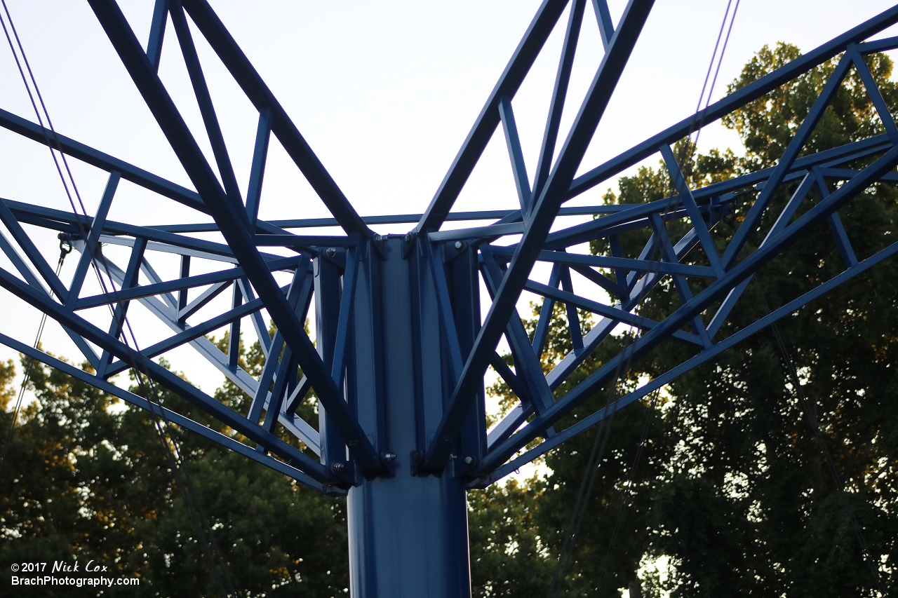 The structure of the ride.