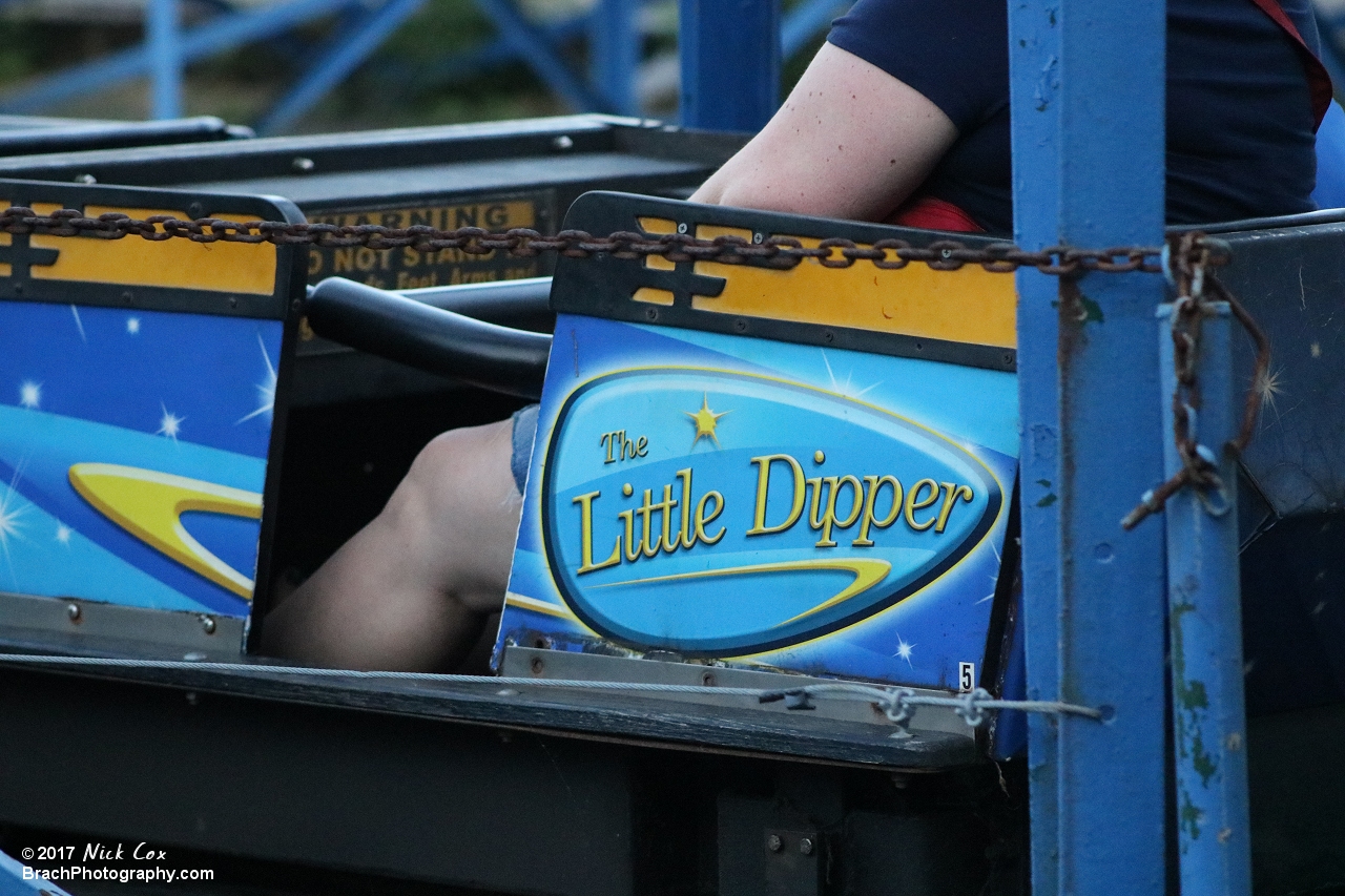 A close-up of the train.