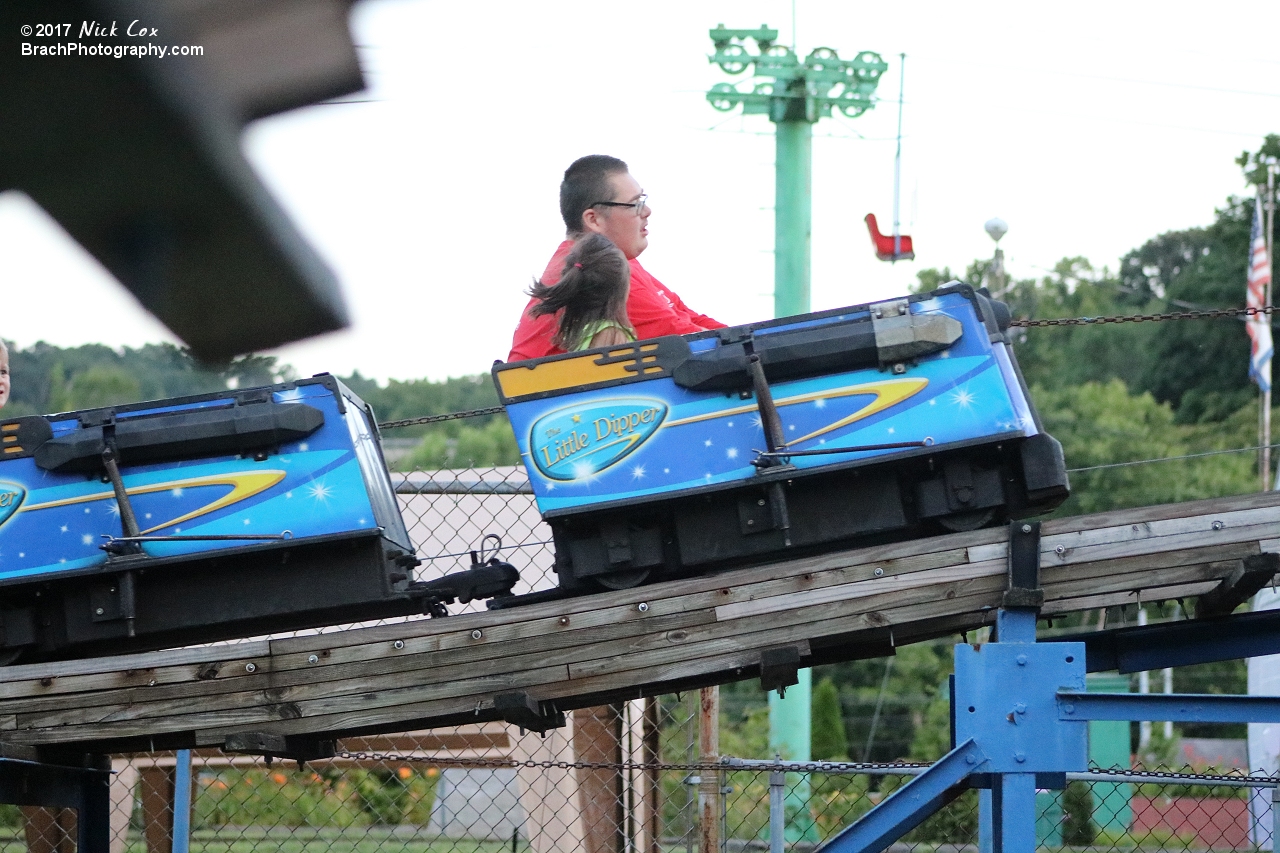 A close-up of the train.