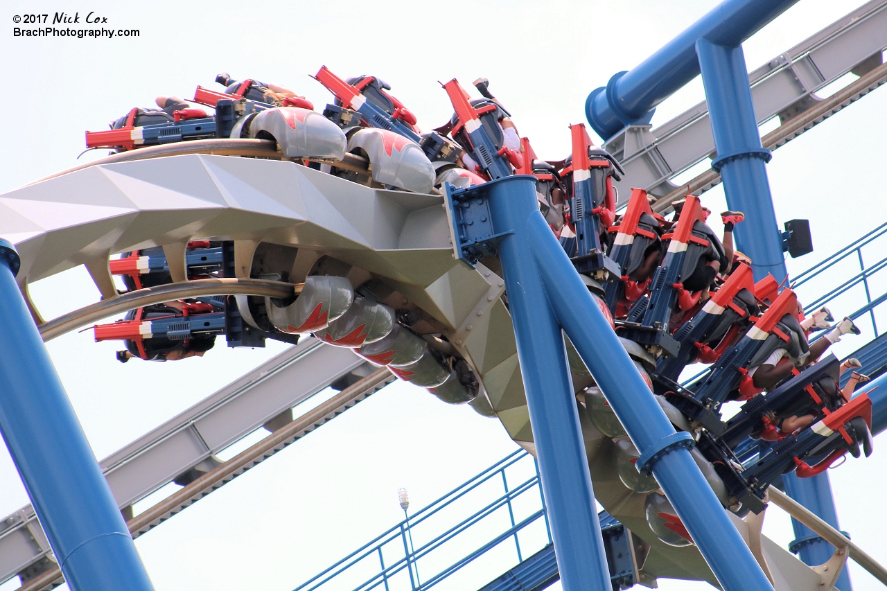 The red train in the Zero-G.