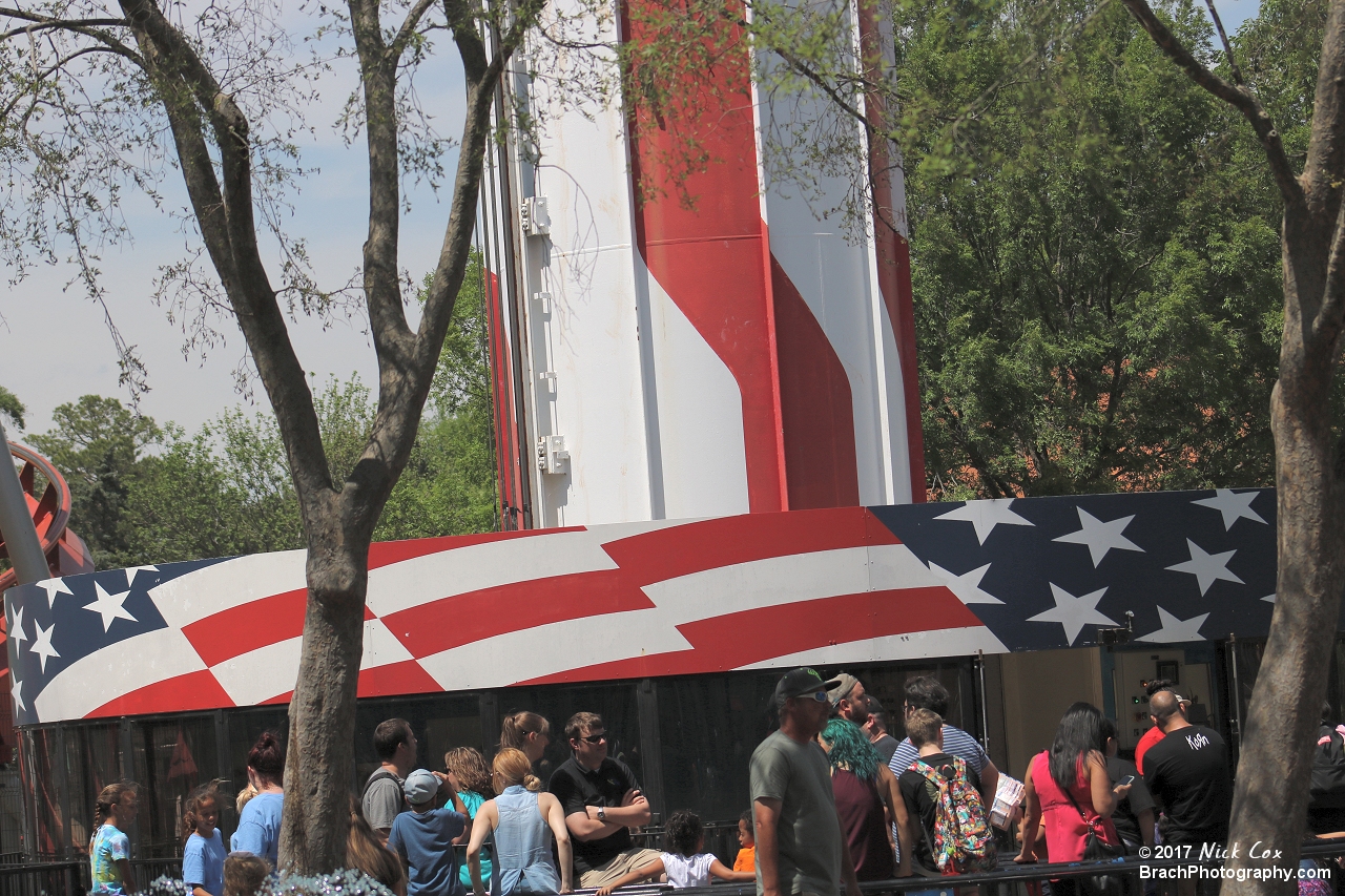 The park's iconic skytower.