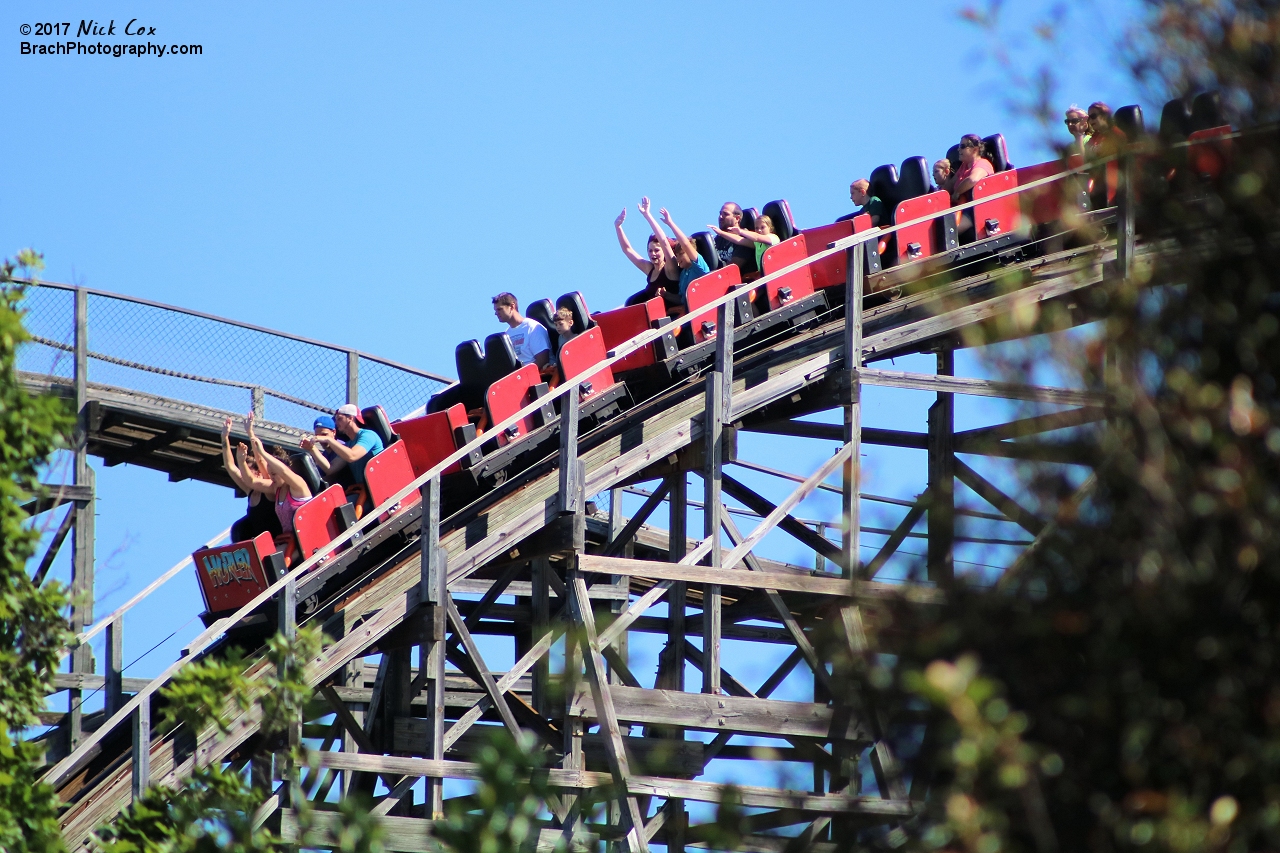 The frost drop from near the Cyclone.