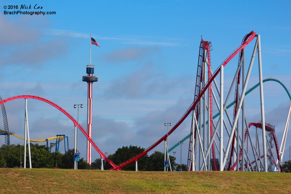 The coaster from the parking lot.