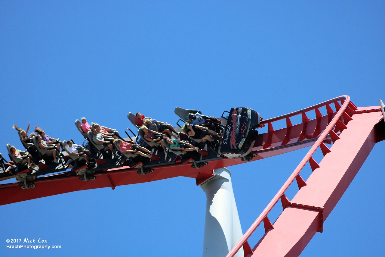 The twisted first airtime hill.