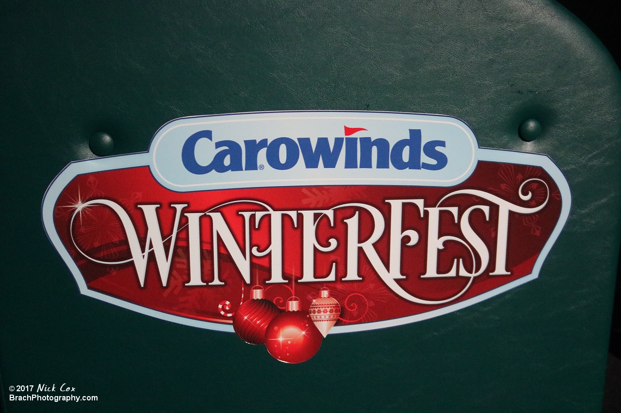 Decorations around WinterFest.