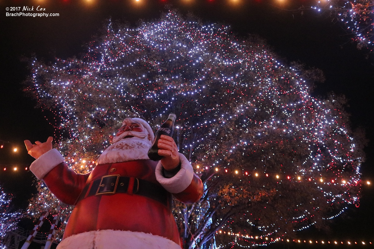 Decorations around WinterFest.