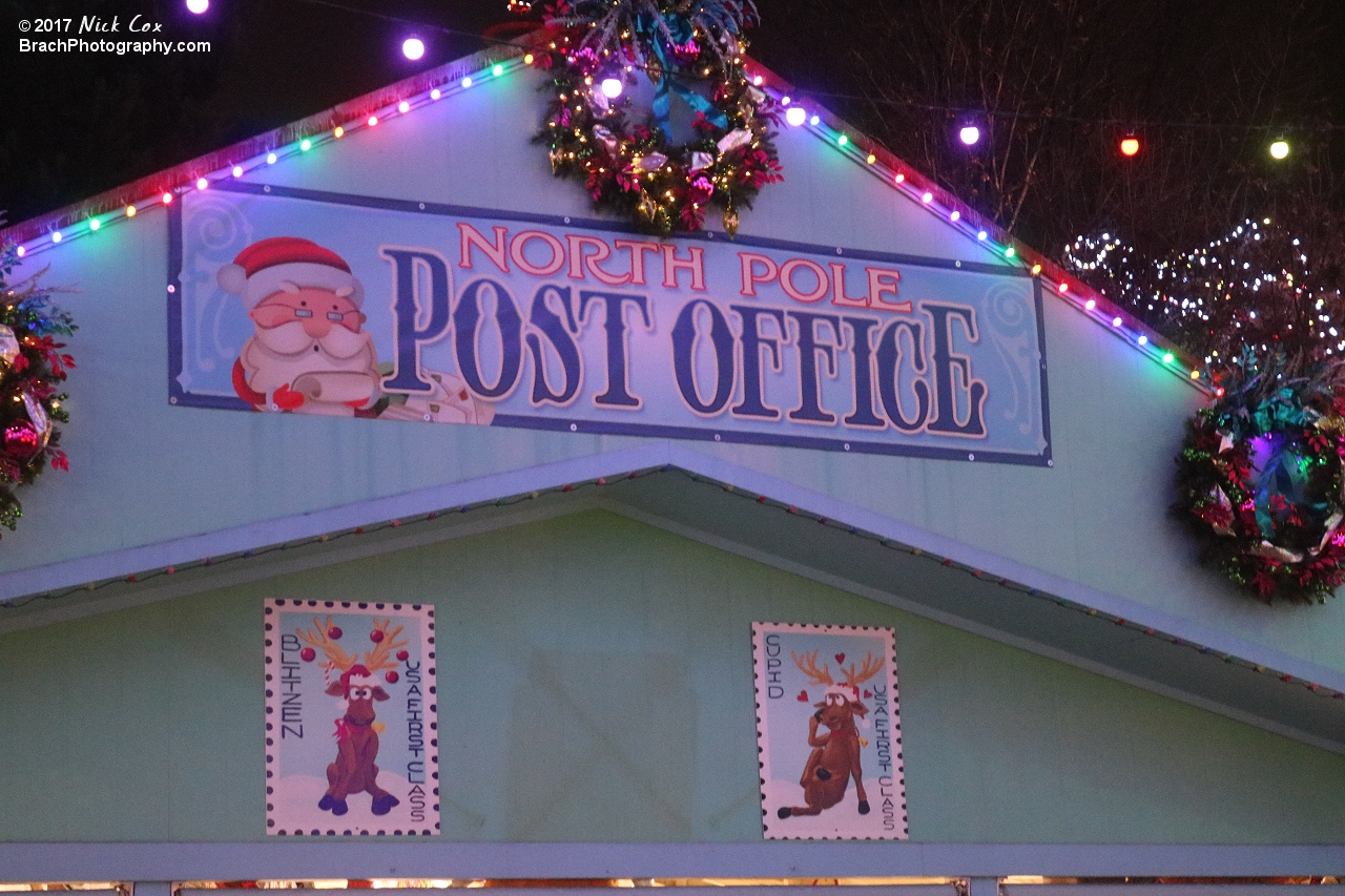 Santa's post office.