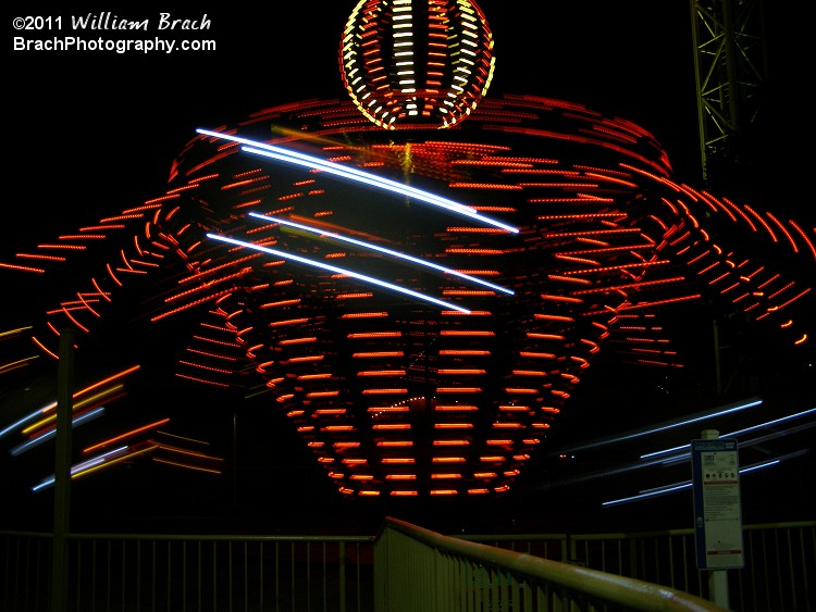 The orange LED lights really make this ride something to look at after it gets dark out!