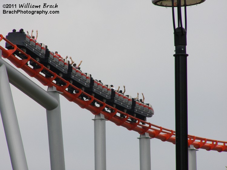 For the 2011 season, Steel Force got a fresh coat of paint and it looks like it's brand new!