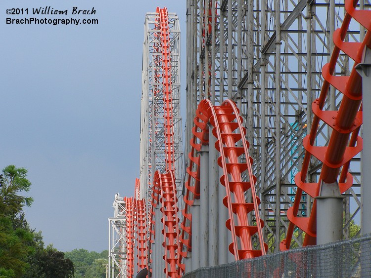 The bunny hills on Steel Force.  These hills pack quite a punch!