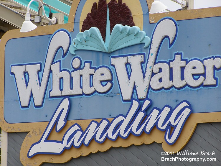 Another beautifully crafted ride sign at Dorney Park.