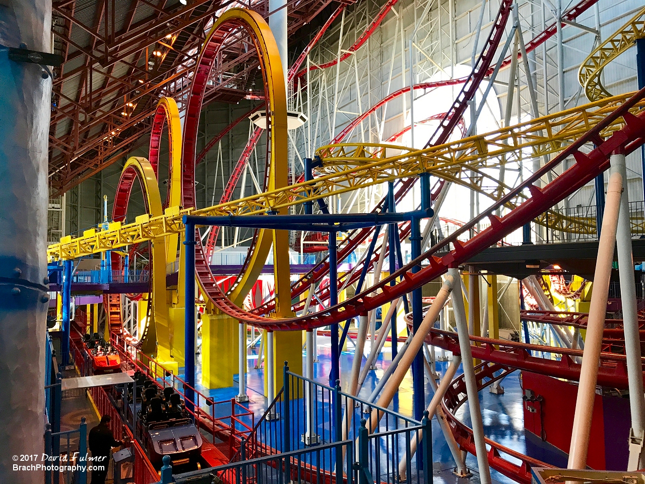 Overview of most of the coaster.