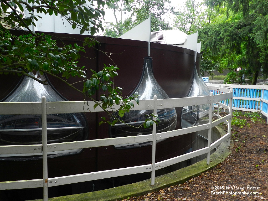 Here's a look at the Kissing Tower cabin from the Turnpike Cars ride.