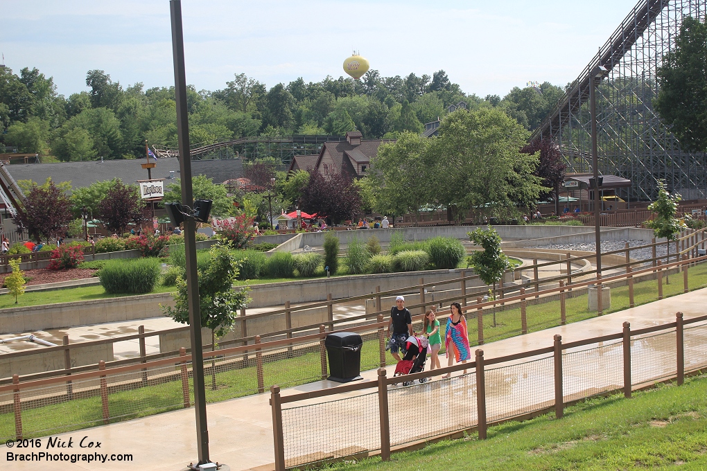 The leftovers of Pilgrim's Plunge, a giant water flume.