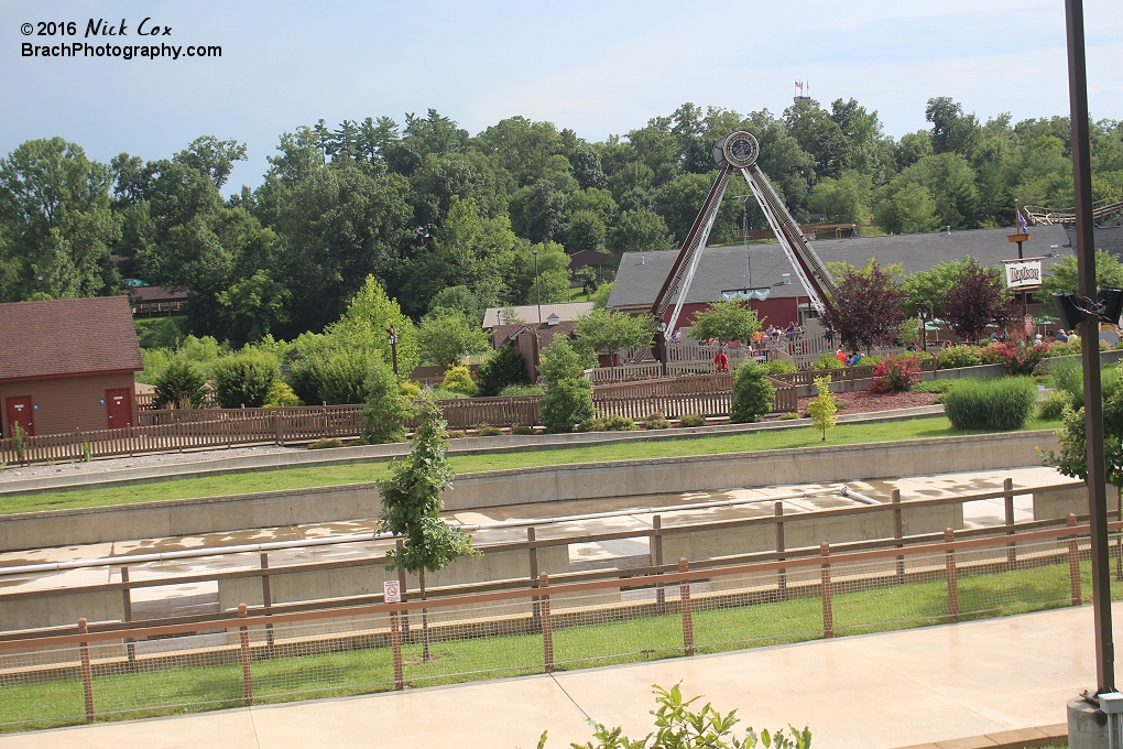 The leftovers of Pilgrim's Plunge, a giant water flume.