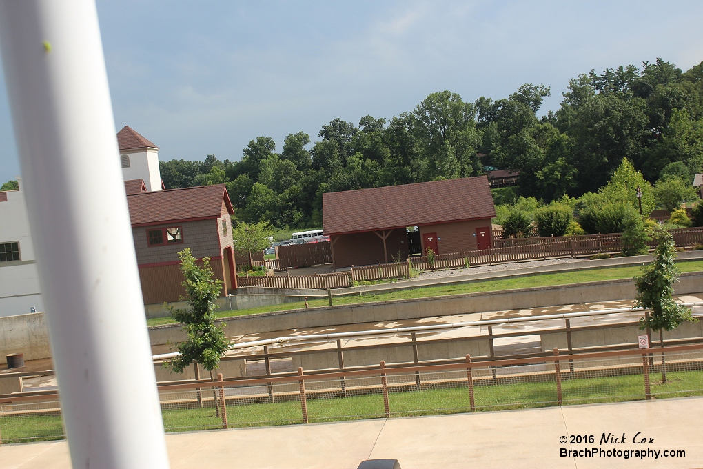 The leftovers of Pilgrim's Plunge, a giant water flume.